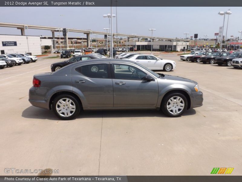 Tungsten Metallic / Black 2012 Dodge Avenger SE