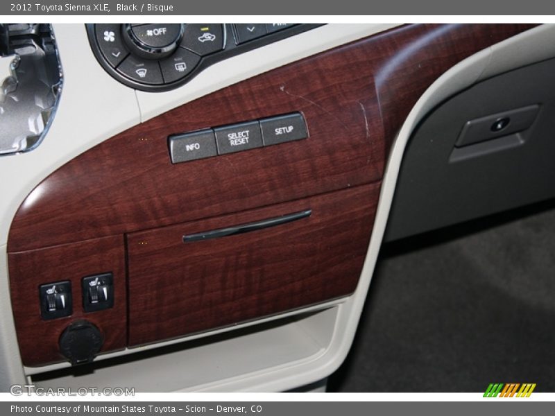Black / Bisque 2012 Toyota Sienna XLE