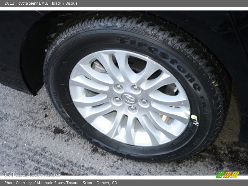 Black / Bisque 2012 Toyota Sienna XLE