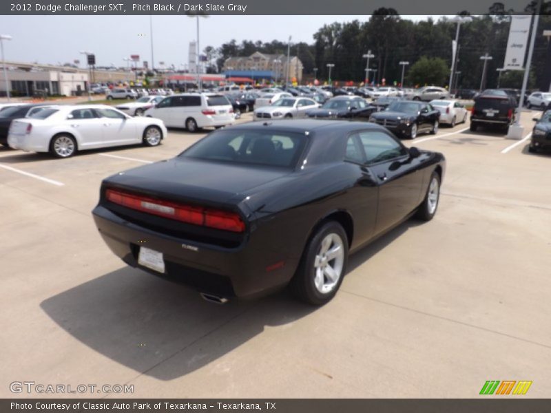 Pitch Black / Dark Slate Gray 2012 Dodge Challenger SXT