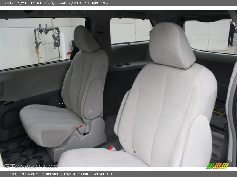 Silver Sky Metallic / Light Gray 2012 Toyota Sienna LE AWD