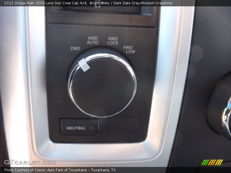 Bright White / Dark Slate Gray/Medium Graystone 2012 Dodge Ram 1500 Lone Star Crew Cab 4x4