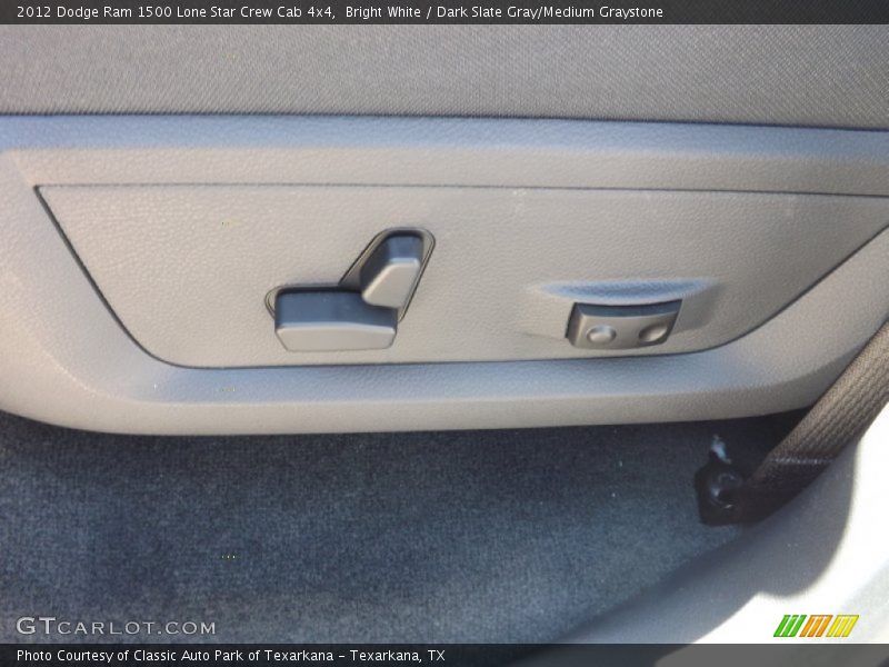 Bright White / Dark Slate Gray/Medium Graystone 2012 Dodge Ram 1500 Lone Star Crew Cab 4x4