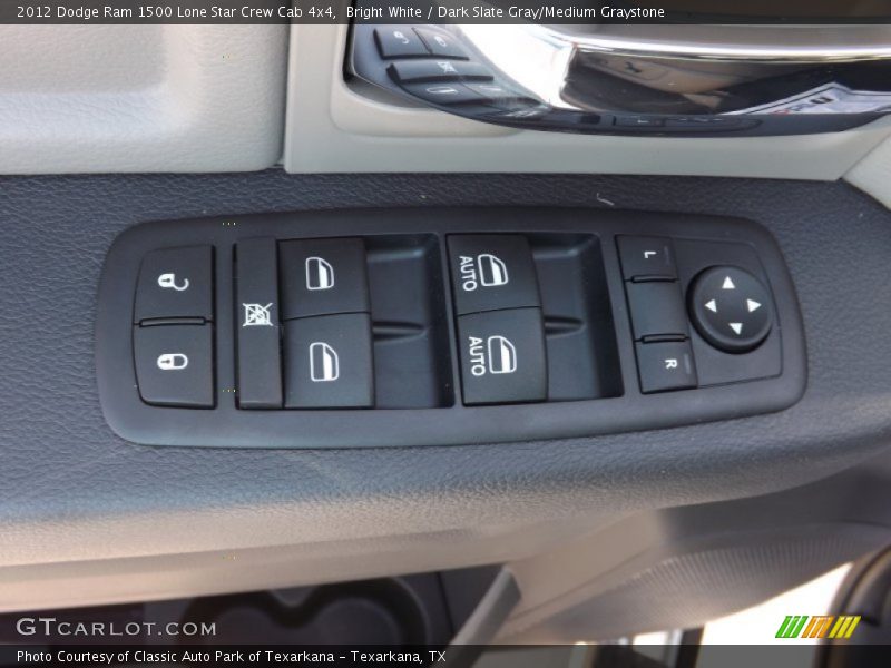 Bright White / Dark Slate Gray/Medium Graystone 2012 Dodge Ram 1500 Lone Star Crew Cab 4x4