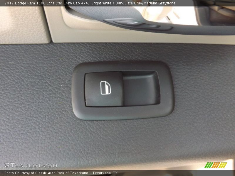 Bright White / Dark Slate Gray/Medium Graystone 2012 Dodge Ram 1500 Lone Star Crew Cab 4x4