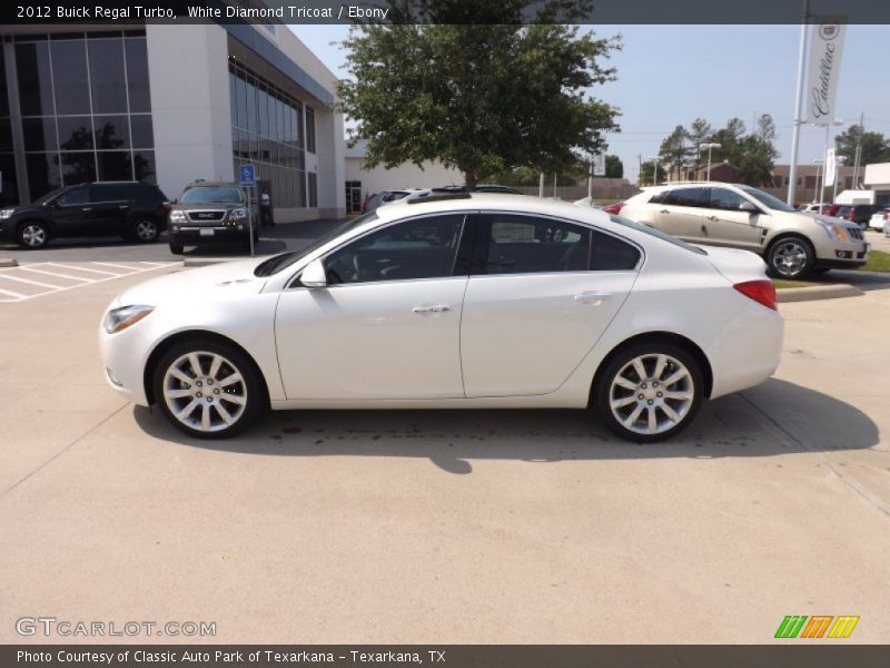 White Diamond Tricoat / Ebony 2012 Buick Regal Turbo