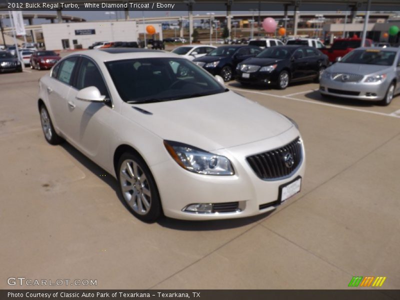 White Diamond Tricoat / Ebony 2012 Buick Regal Turbo