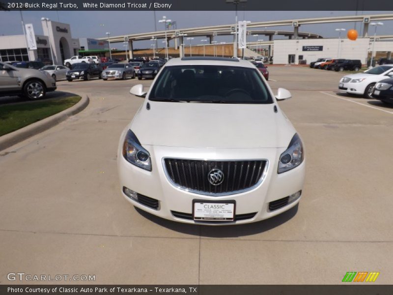 White Diamond Tricoat / Ebony 2012 Buick Regal Turbo