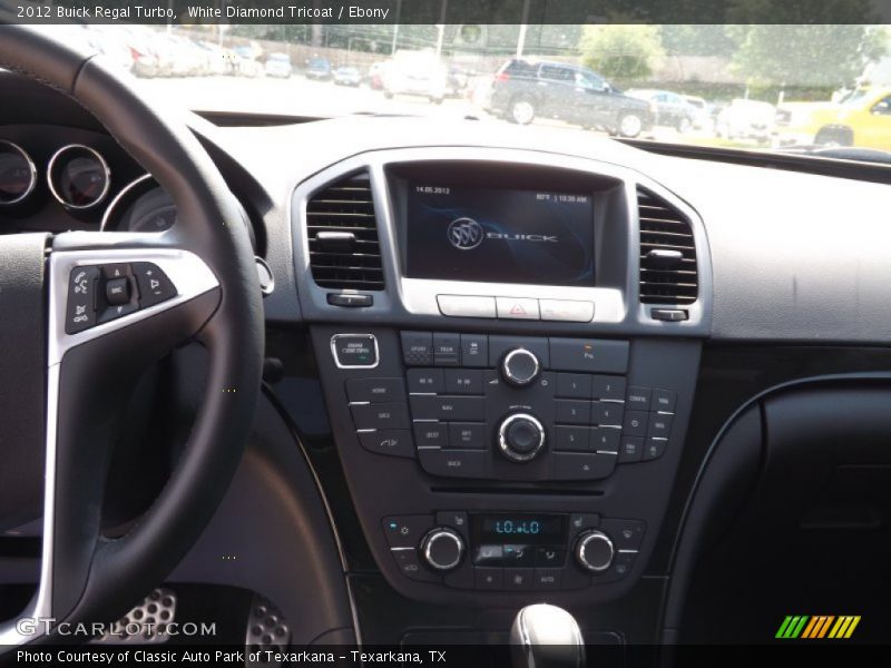 White Diamond Tricoat / Ebony 2012 Buick Regal Turbo