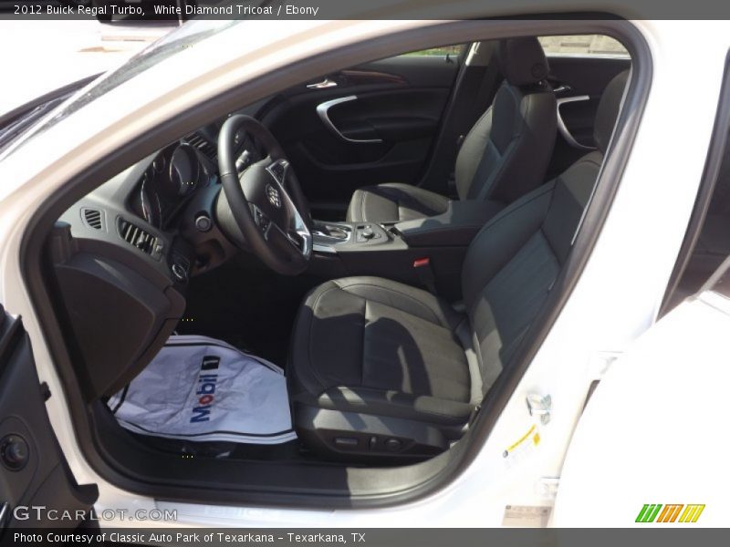 White Diamond Tricoat / Ebony 2012 Buick Regal Turbo