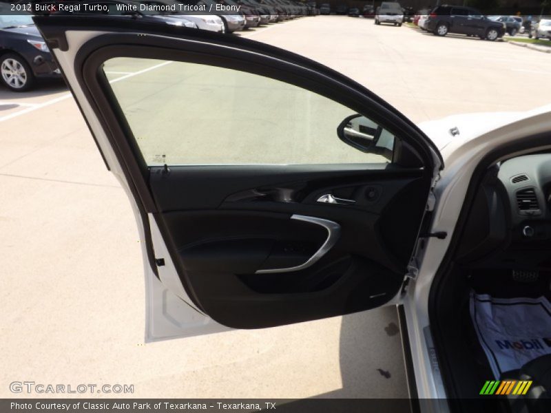 White Diamond Tricoat / Ebony 2012 Buick Regal Turbo
