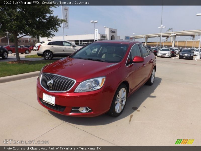 Crystal Red Tintcoat / Cashmere 2012 Buick Verano FWD