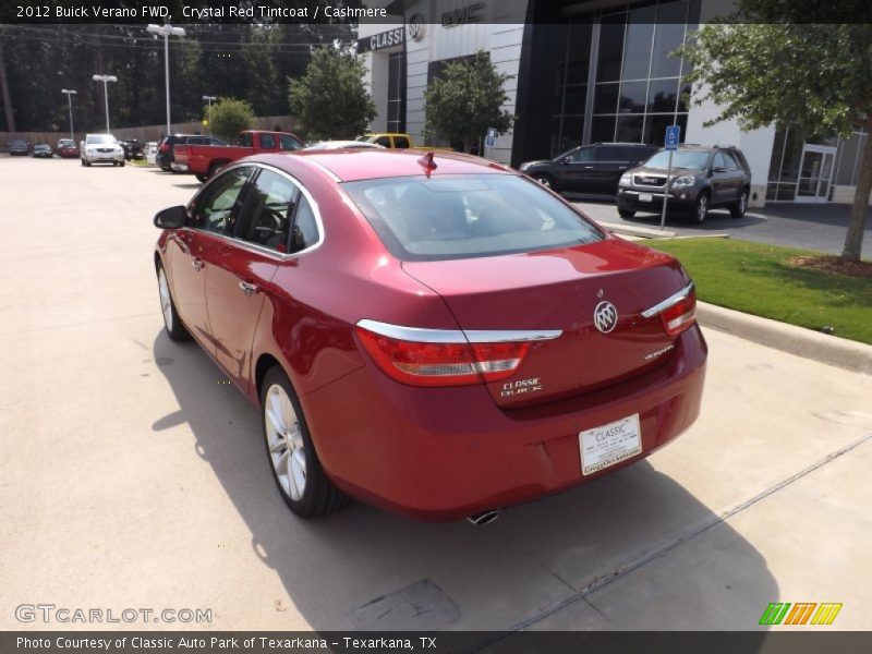 Crystal Red Tintcoat / Cashmere 2012 Buick Verano FWD