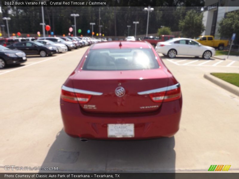 Crystal Red Tintcoat / Cashmere 2012 Buick Verano FWD