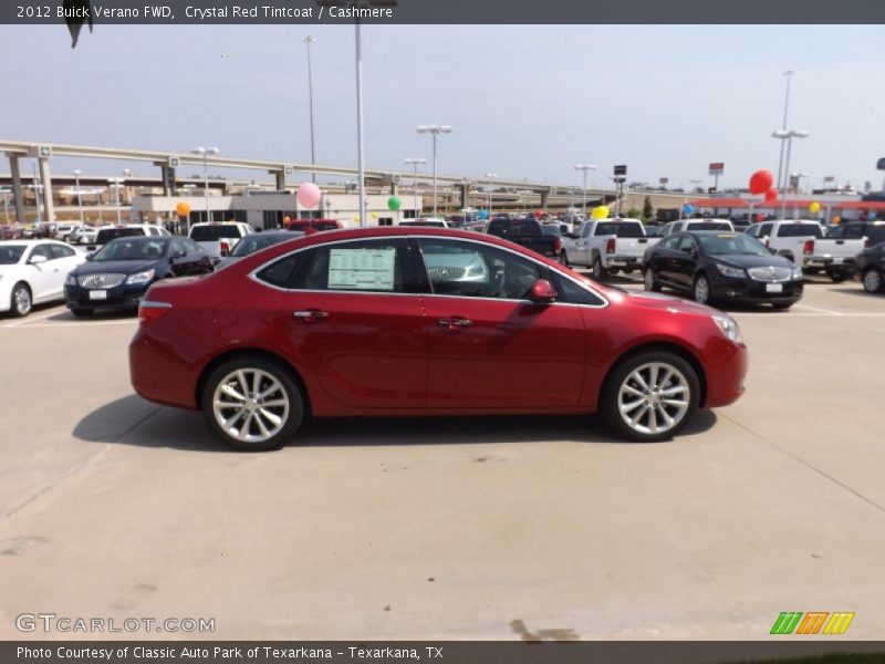 Crystal Red Tintcoat / Cashmere 2012 Buick Verano FWD