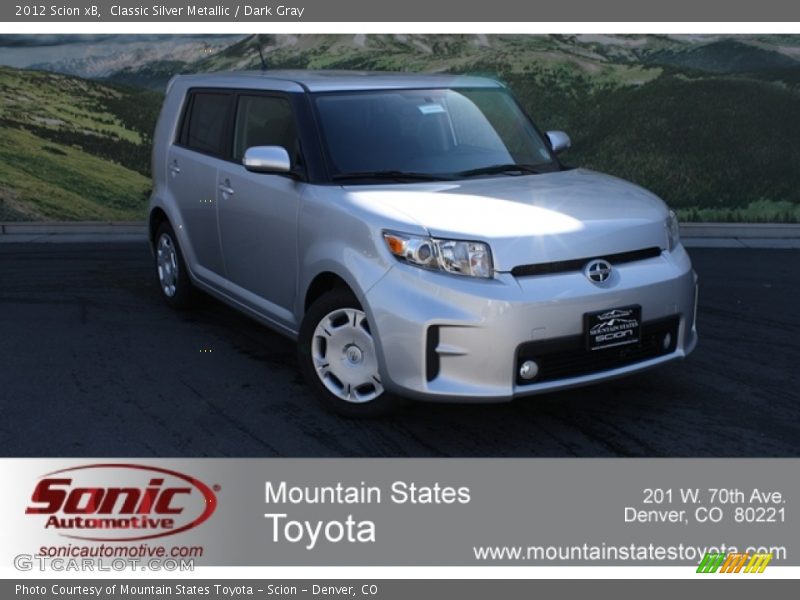 Classic Silver Metallic / Dark Gray 2012 Scion xB