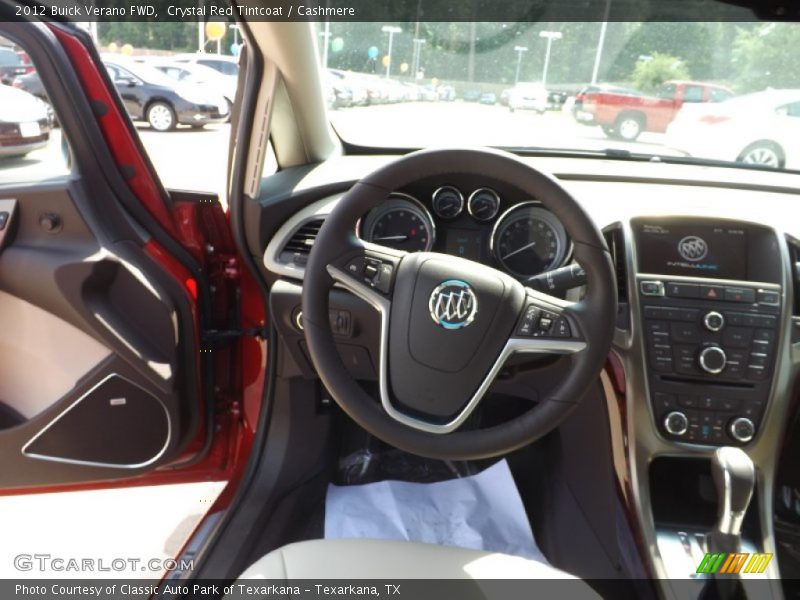 Crystal Red Tintcoat / Cashmere 2012 Buick Verano FWD
