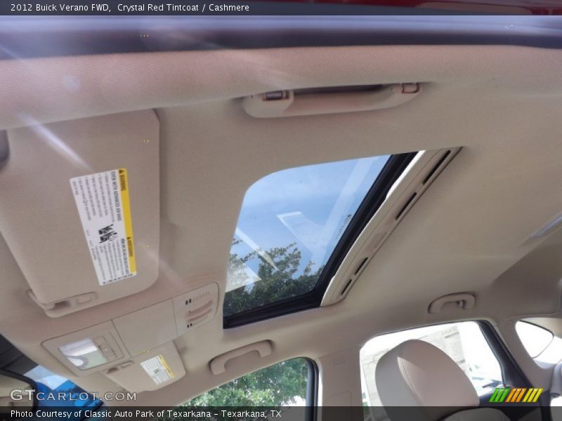 Crystal Red Tintcoat / Cashmere 2012 Buick Verano FWD