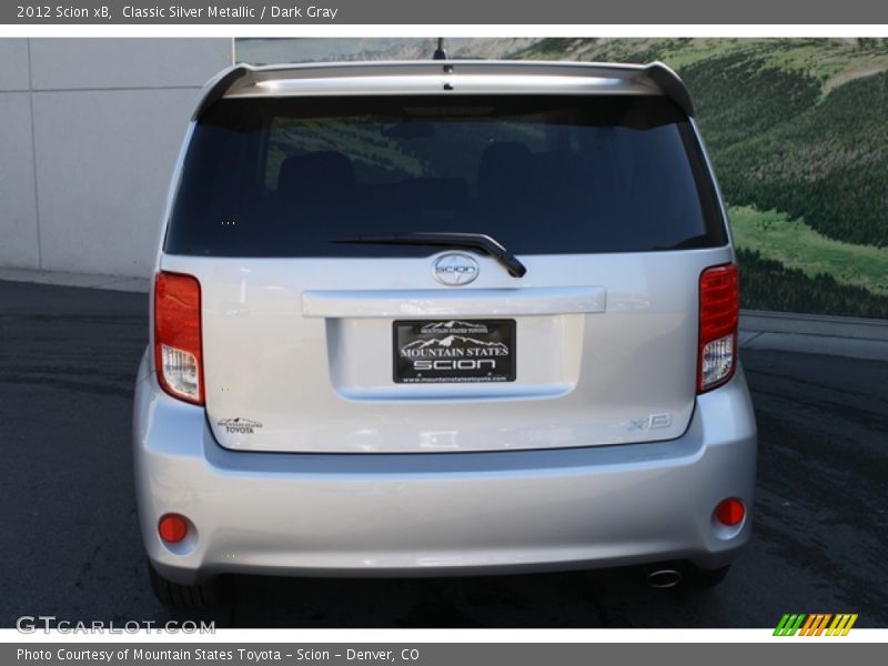 Classic Silver Metallic / Dark Gray 2012 Scion xB