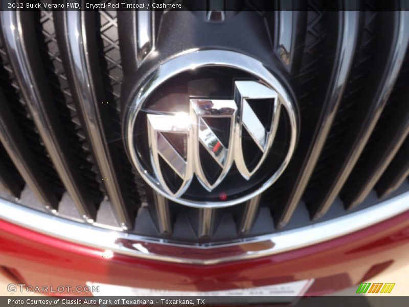 Crystal Red Tintcoat / Cashmere 2012 Buick Verano FWD