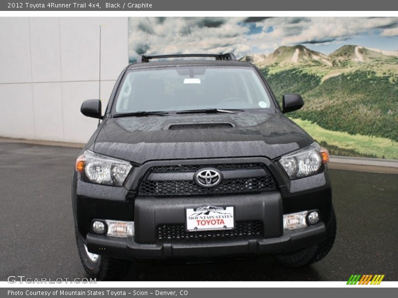 Black / Graphite 2012 Toyota 4Runner Trail 4x4