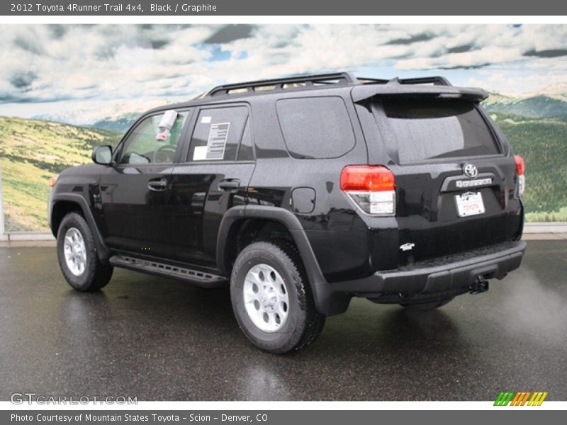 Black / Graphite 2012 Toyota 4Runner Trail 4x4