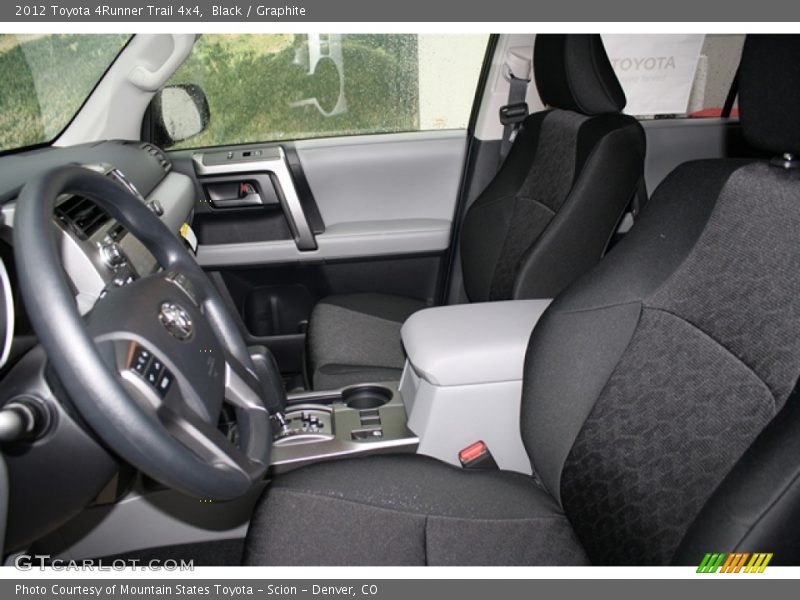 Black / Graphite 2012 Toyota 4Runner Trail 4x4