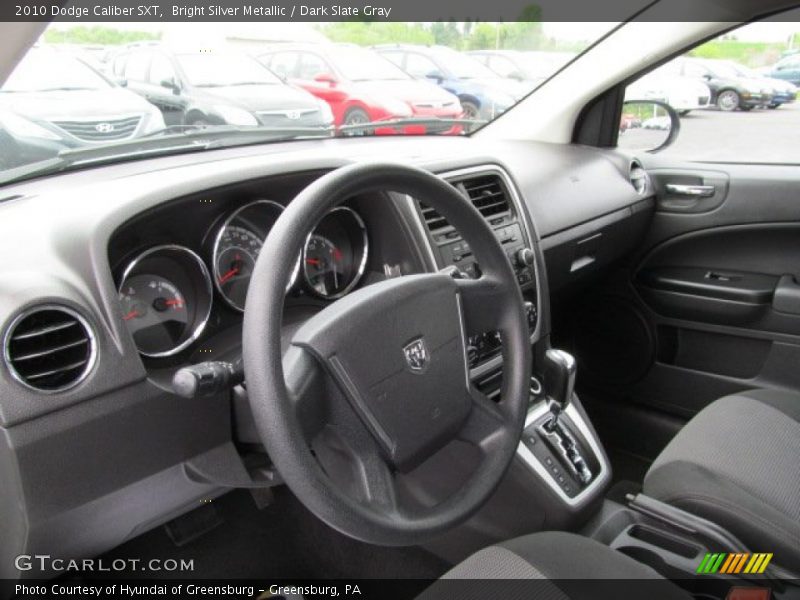 Bright Silver Metallic / Dark Slate Gray 2010 Dodge Caliber SXT