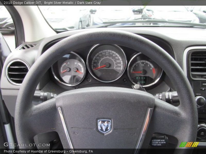 Bright Silver Metallic / Dark Slate Gray 2010 Dodge Caliber SXT