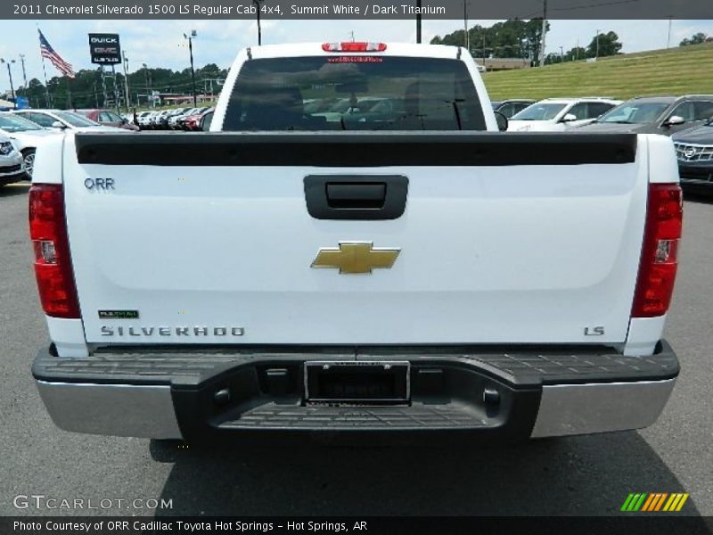 Summit White / Dark Titanium 2011 Chevrolet Silverado 1500 LS Regular Cab 4x4