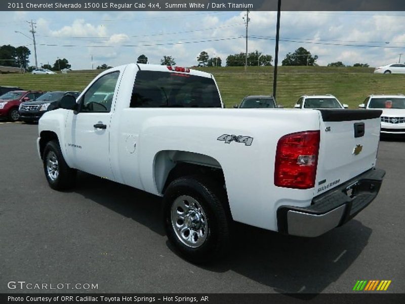 Summit White / Dark Titanium 2011 Chevrolet Silverado 1500 LS Regular Cab 4x4
