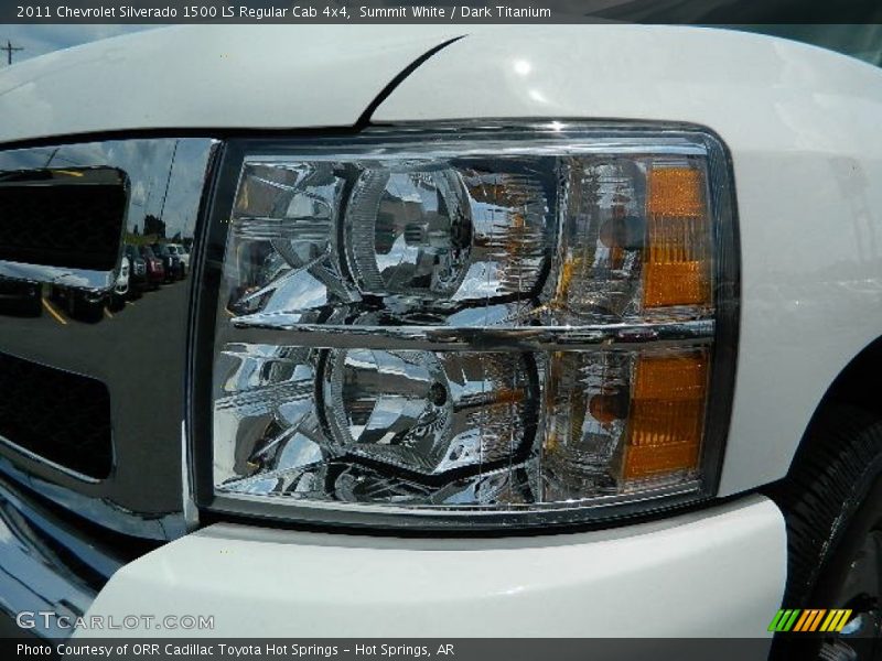 Summit White / Dark Titanium 2011 Chevrolet Silverado 1500 LS Regular Cab 4x4