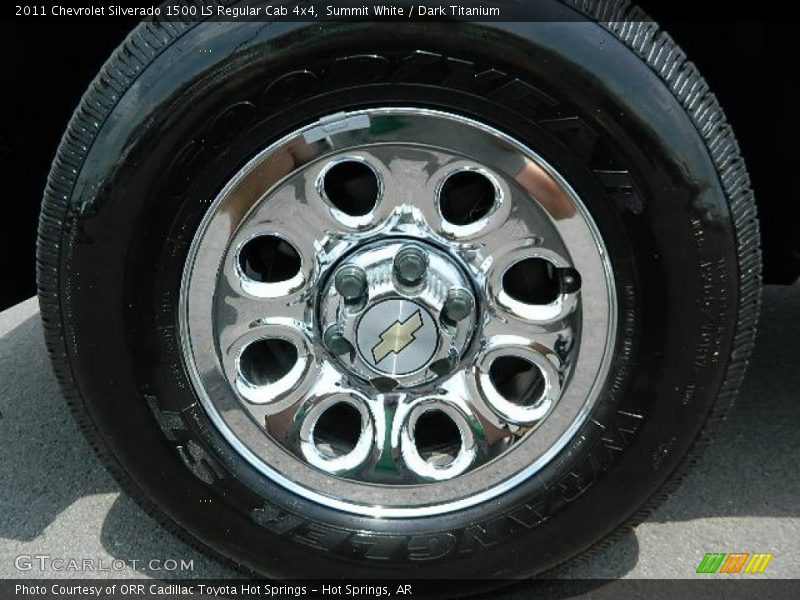 Summit White / Dark Titanium 2011 Chevrolet Silverado 1500 LS Regular Cab 4x4