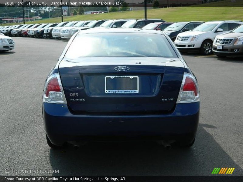 Dark Blue Pearl Metallic / Charcoal Black 2006 Ford Fusion SE V6