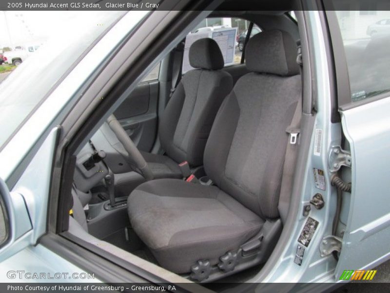 Glacier Blue / Gray 2005 Hyundai Accent GLS Sedan