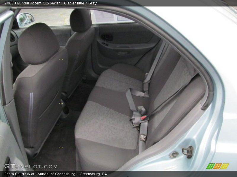 Glacier Blue / Gray 2005 Hyundai Accent GLS Sedan