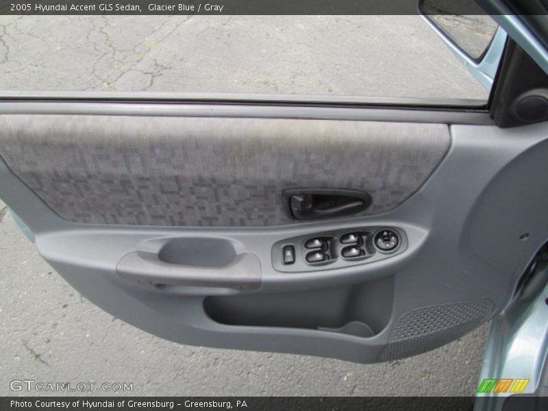 Glacier Blue / Gray 2005 Hyundai Accent GLS Sedan
