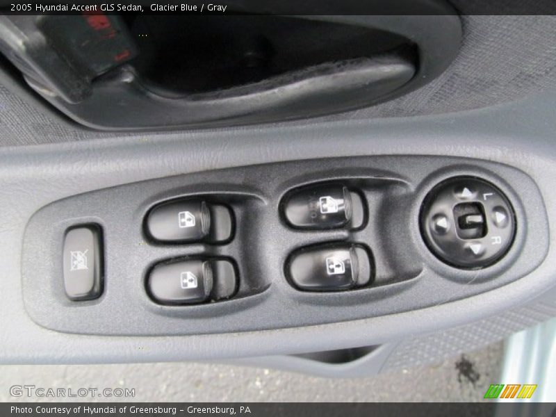 Glacier Blue / Gray 2005 Hyundai Accent GLS Sedan