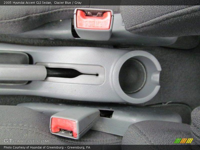 Glacier Blue / Gray 2005 Hyundai Accent GLS Sedan