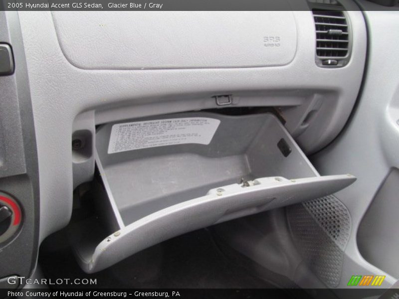 Glacier Blue / Gray 2005 Hyundai Accent GLS Sedan