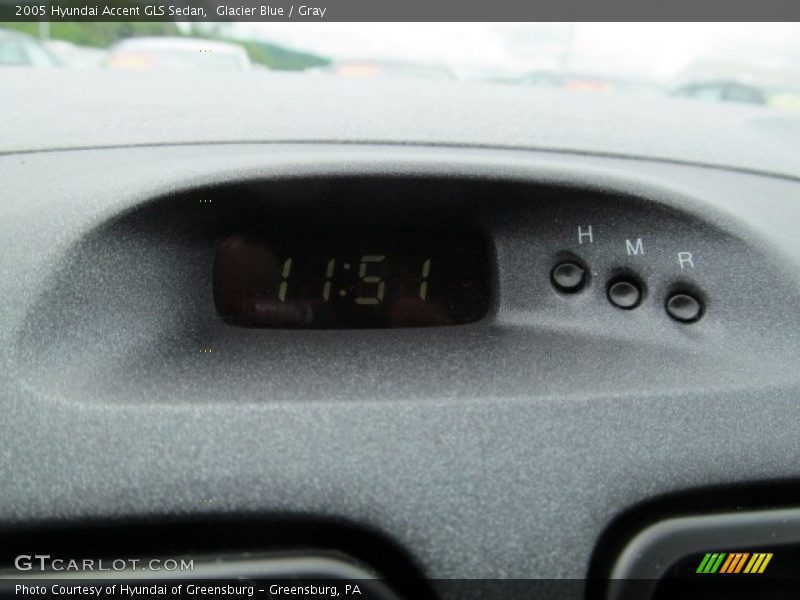 Glacier Blue / Gray 2005 Hyundai Accent GLS Sedan