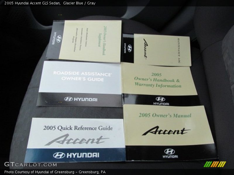 Glacier Blue / Gray 2005 Hyundai Accent GLS Sedan