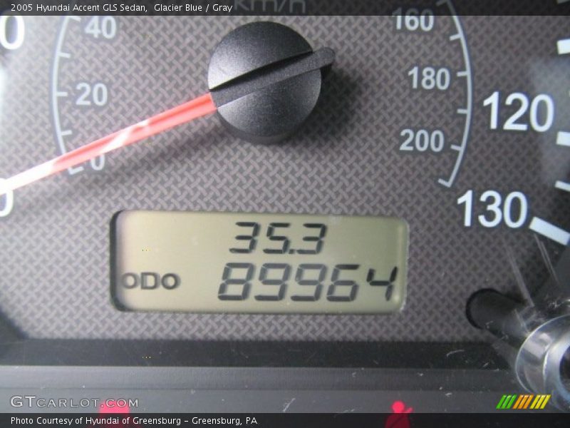 Glacier Blue / Gray 2005 Hyundai Accent GLS Sedan