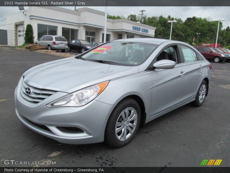 Radiant Silver / Gray 2013 Hyundai Sonata GLS