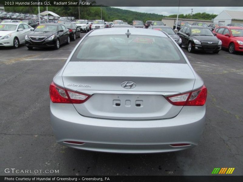 Radiant Silver / Gray 2013 Hyundai Sonata GLS