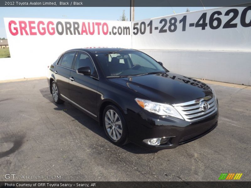 Black / Black 2012 Toyota Avalon Limited