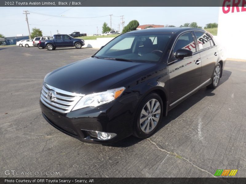 Black / Black 2012 Toyota Avalon Limited