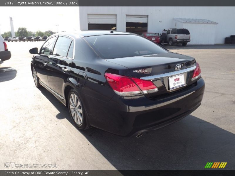 Black / Black 2012 Toyota Avalon Limited