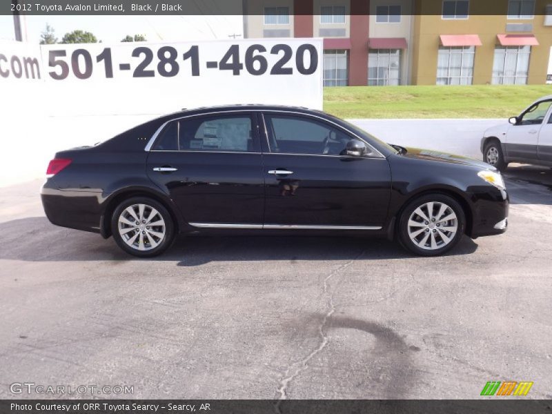Black / Black 2012 Toyota Avalon Limited
