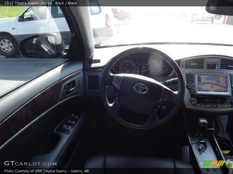 Black / Black 2012 Toyota Avalon Limited